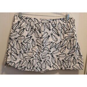 Allyson Whitmore Golf Women's Skort Shorts Skirt White/Black Golf‎ Bag Design 18